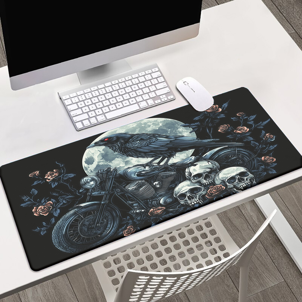 Gaming Keyboard Brand - Brand Gothic Raven Motorcycle Gaming Desk