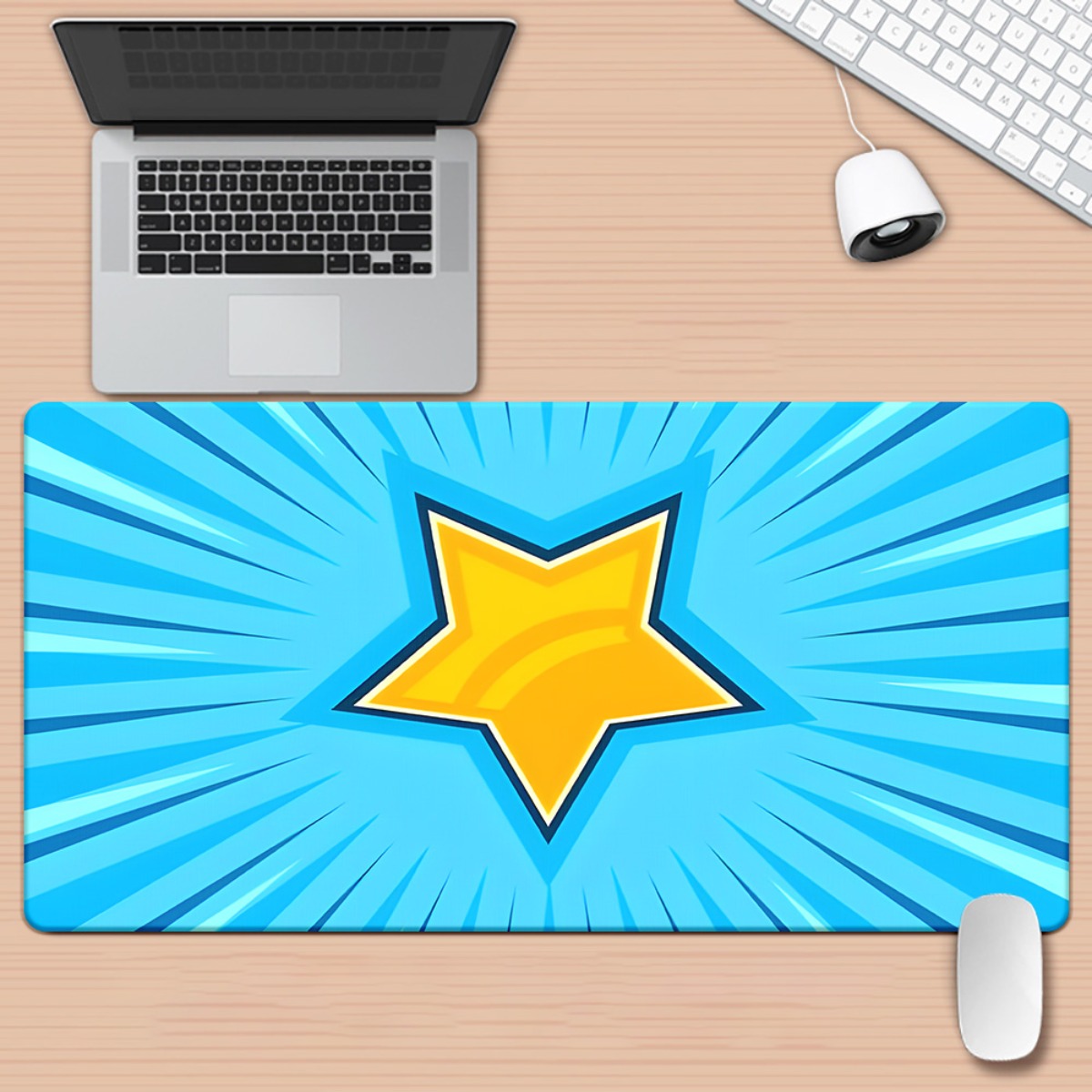 Gaming Keyboard Brand - Brand Star Burst Iron Art XXL