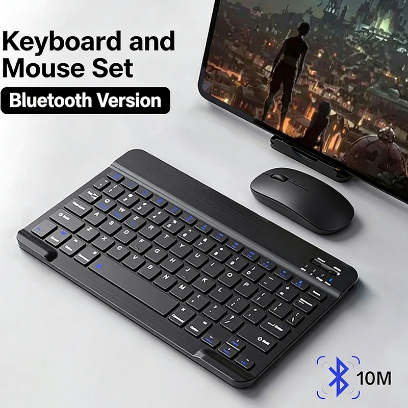 Gaming Keyboard Wireless - JP-Bluetooth Keyboard and Mouse For iPad