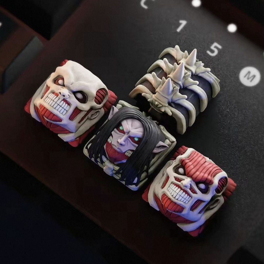 Gaming Keyboard Mechanical - NEW Attack on Titan Co branded