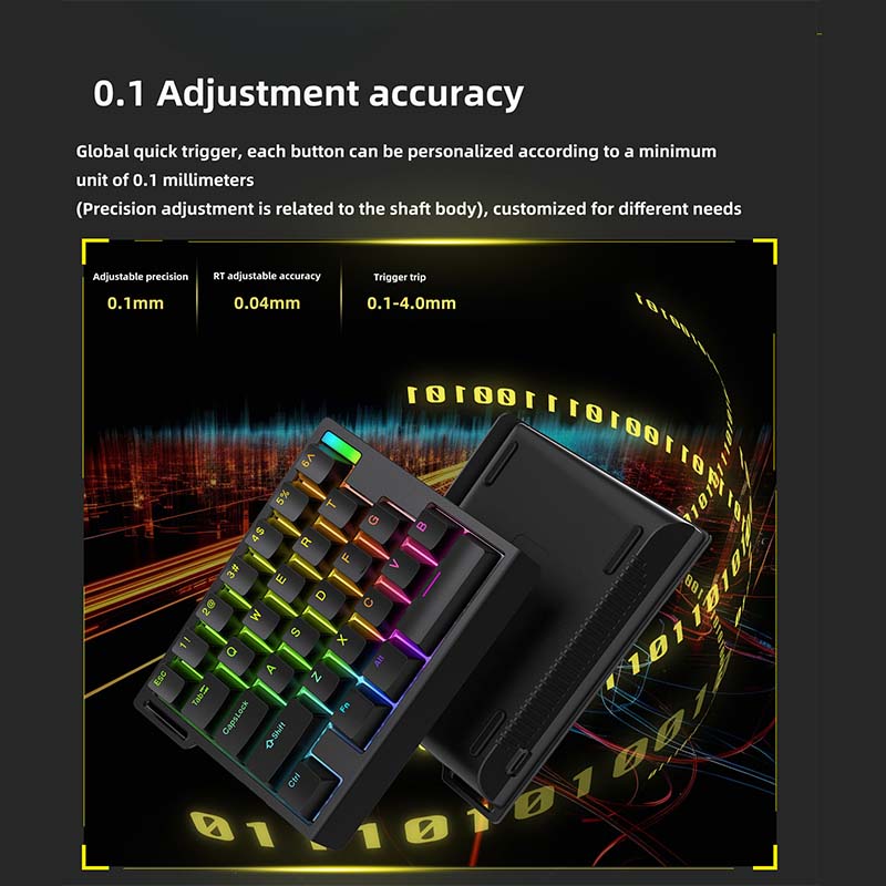 HE30 Mechanical Gaming Keyboar - Gaming Keyboard Esports ulasan dan harga