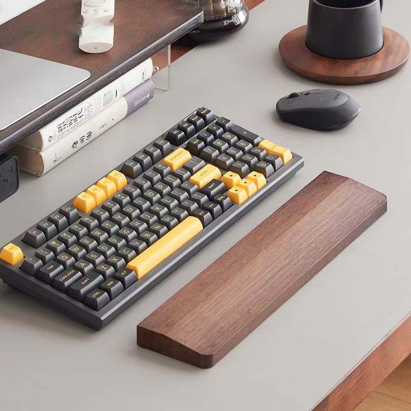 For Mechanical Keyboard Bamboo - Wrist Rest Wood ulasan dan harga