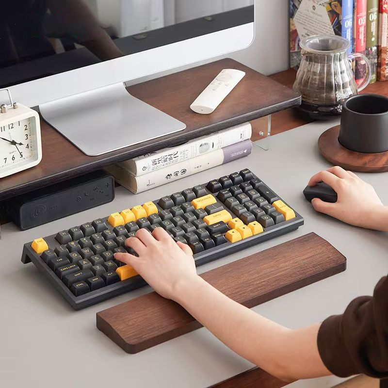For Mechanical Keyboard Bamboo - Wrist Rest Wood ulasan dan harga