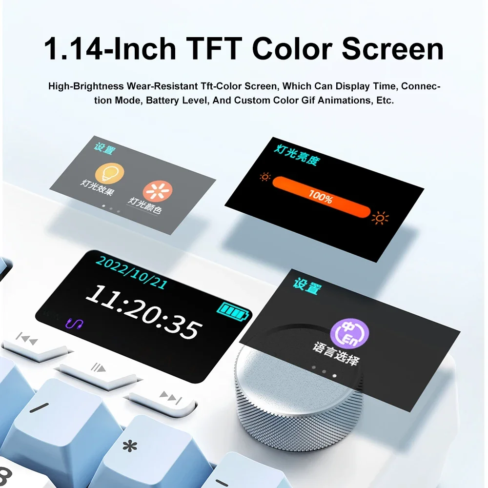 Ajazz AK35I V3/V4 MAX Tri-mode - Gaming Keyboard Hot Swappable ulasan dan harga