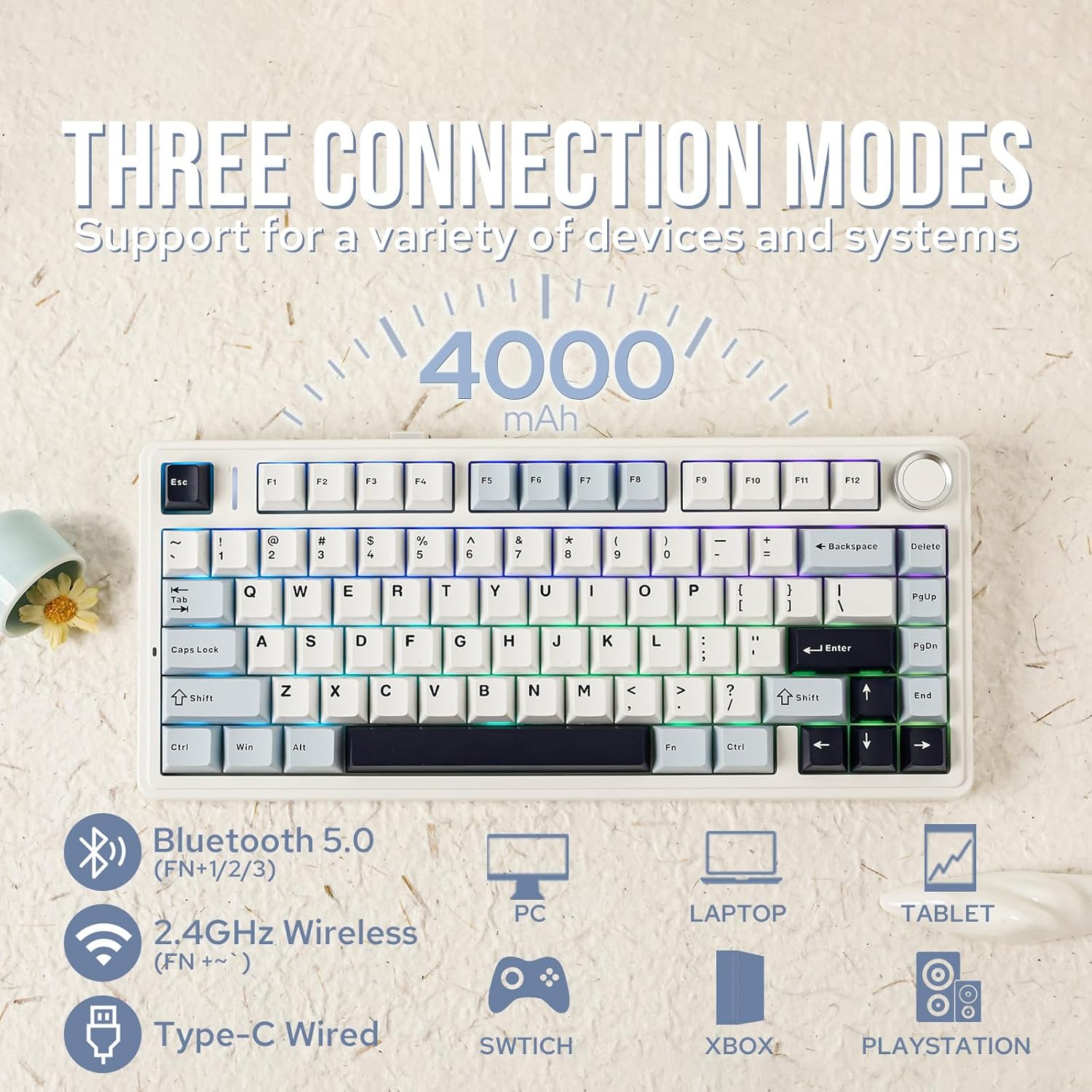 Aula F75 Mechanical Keyboard 7 - Gaming Keyboard Mini Mechanical ulasan dan harga