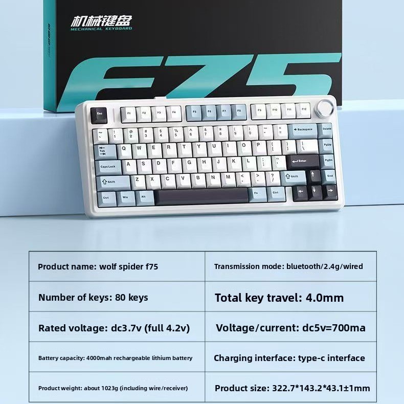 Aula F75 Mechanical Keyboard 7 - Gaming Keyboard Mini Mechanical ulasan dan harga