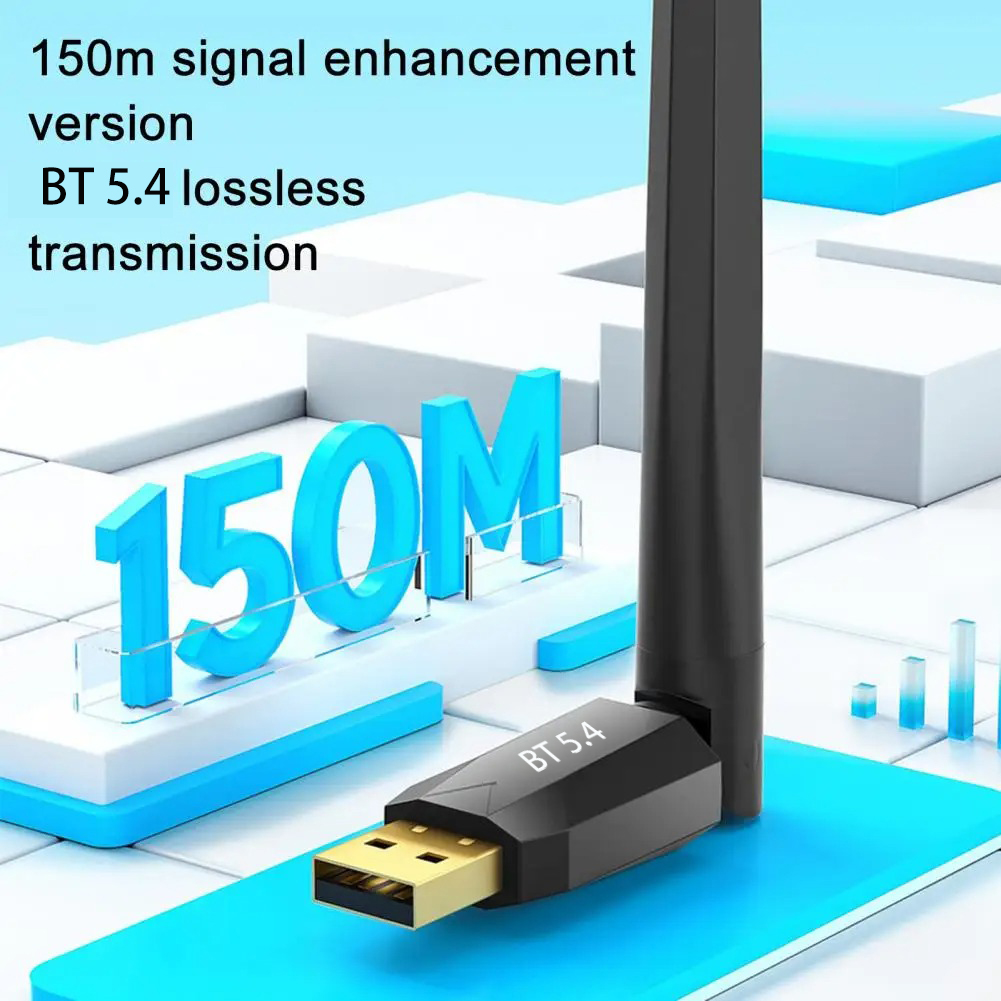 USB Bluetooth 5.4 Adapter 150M - Gaming Keyboard Wireless ulasan dan harga
