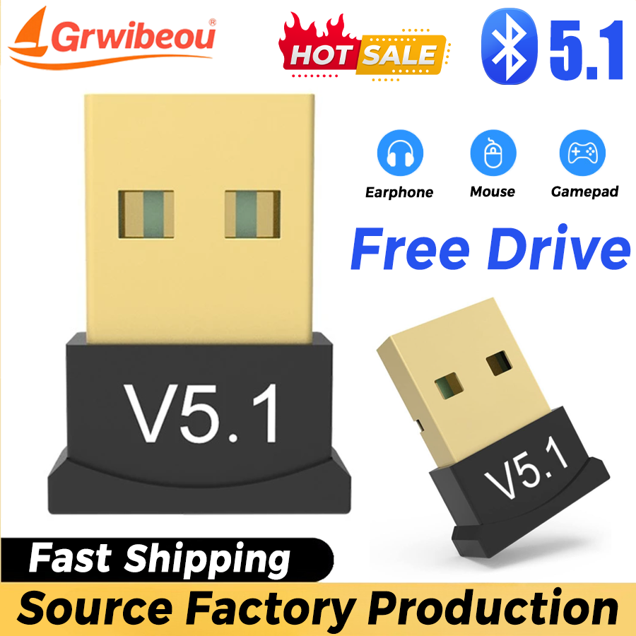 Bluetooth 5.1 Dongle Adapter W - Gaming Keyboard Wireless ulasan dan harga