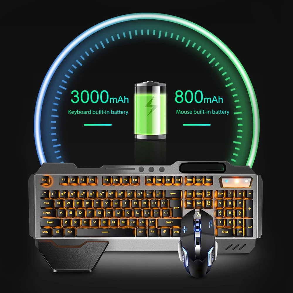 K680 Rechargeable 2.4G wireles - Gaming Keyboard Mouse Wireless ulasan dan harga