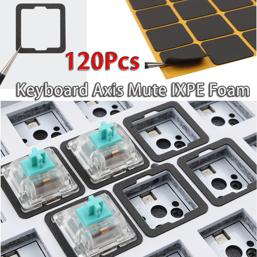 120PCS DIY Keyboard Inter-Axis - Foam Dampener Sheet ulasan dan harga
