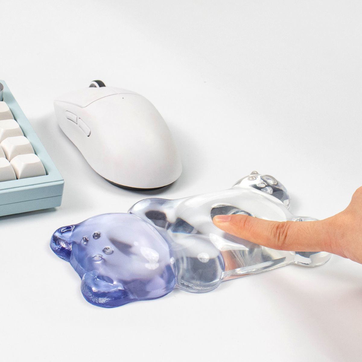 Cute Bear Shape Wrist Rest Tra - Gaming Keyboard Number Pad ulasan dan harga