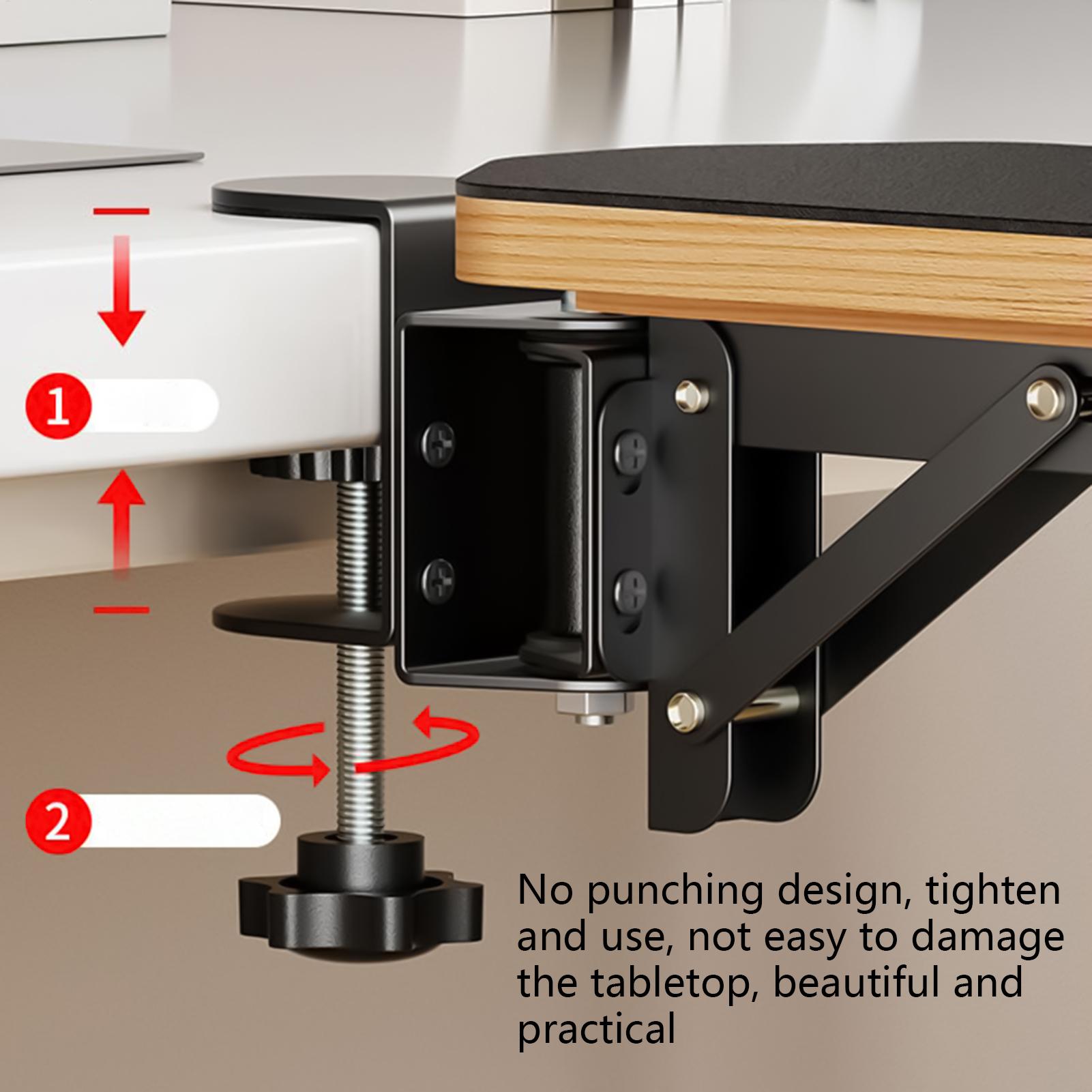 Computer Desk Arm Rest Pad Arm - Wrist Rest Wood ulasan dan harga