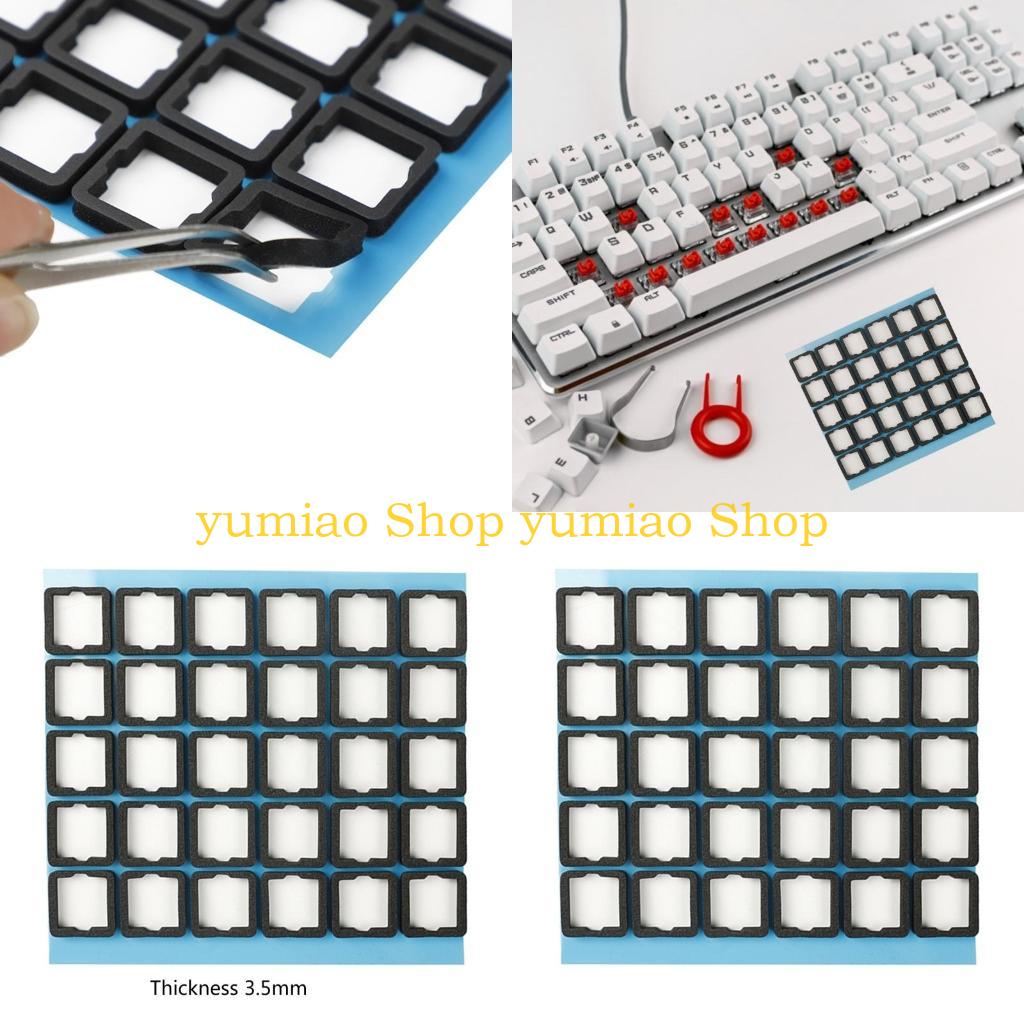587B 120Pieces Keyboard Switch - Foam Dampener Sheet ulasan dan harga