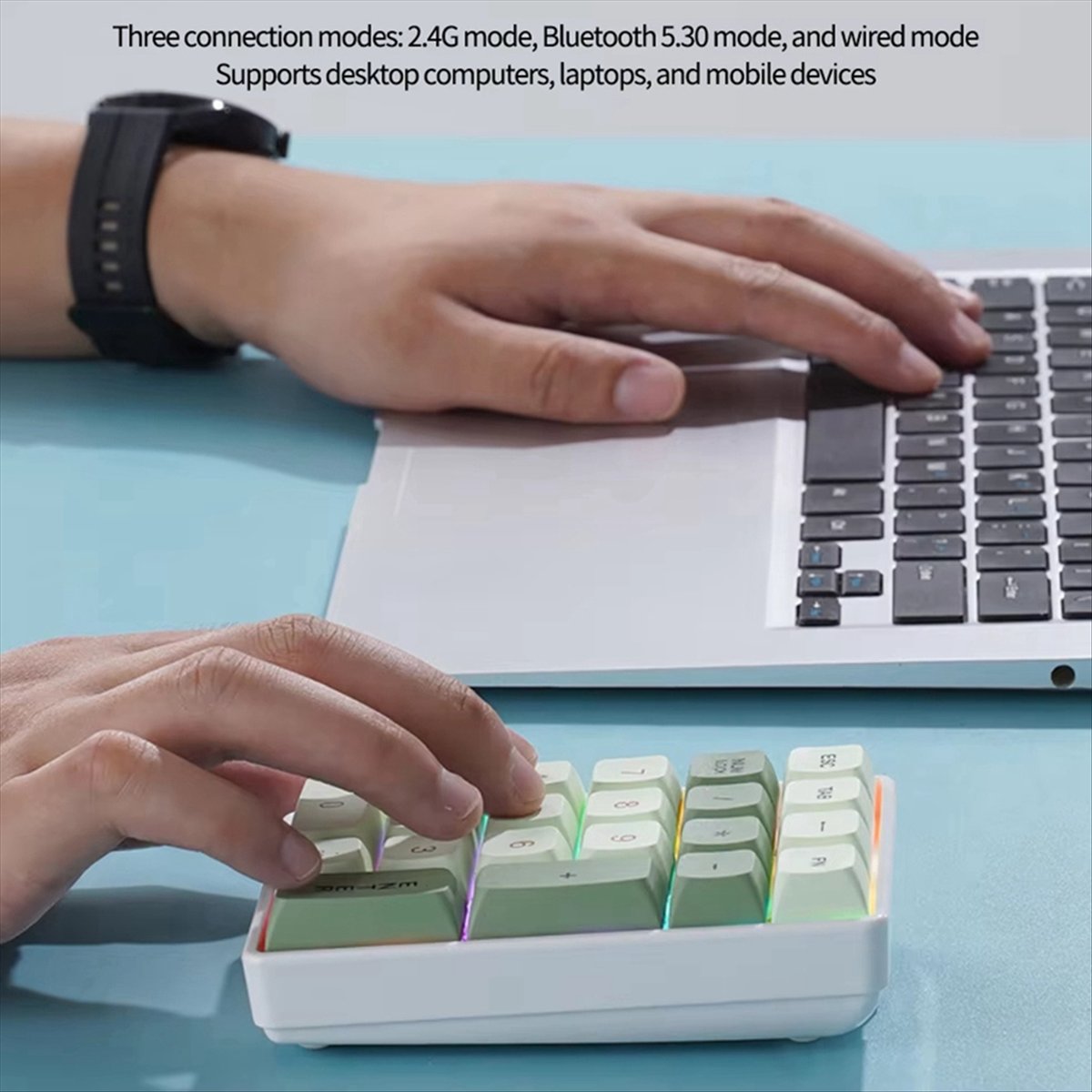 N86R 21Keys Mini Keyboard 2.4G - Gaming Keyboard Number Pad ulasan dan harga