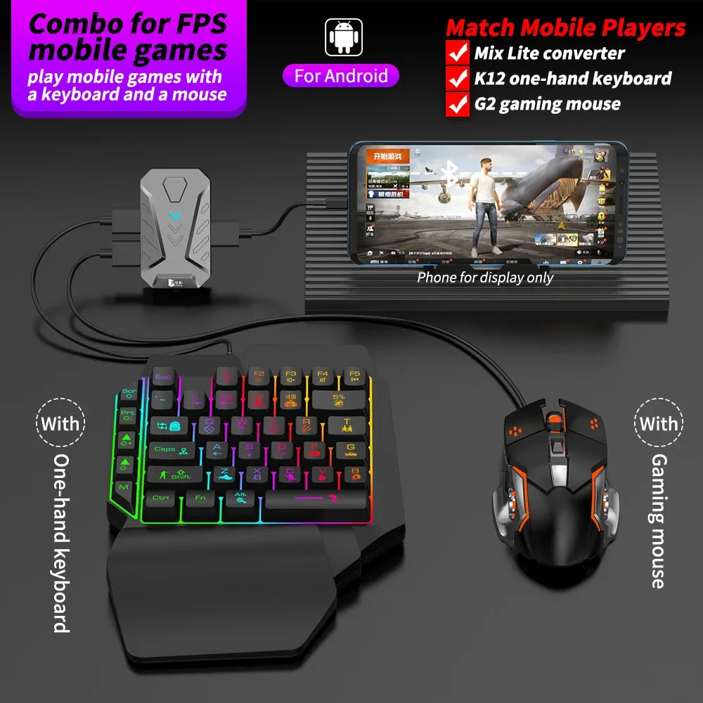 In stock Mixlite Gamepad for M - Gaming Keyboard Mobile ulasan dan harga