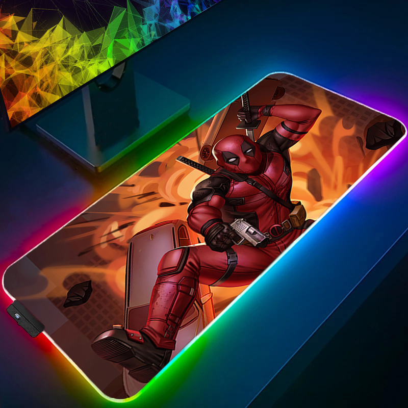 LED Mouse Pad Gaming Backlight - Gaming Keyboard He ulasan dan harga