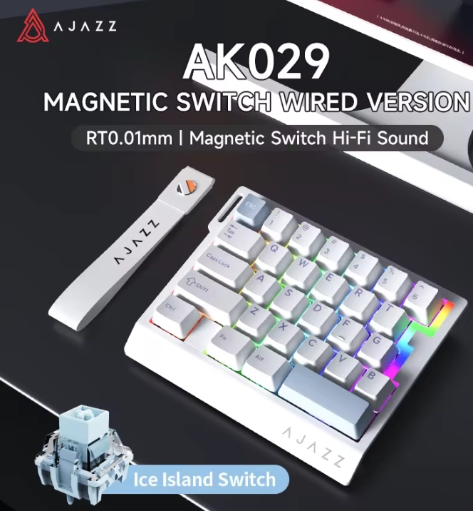 AK029 Wired One-Handed Gaming  - Gaming Keyboard Mini Mechanical ulasan dan harga