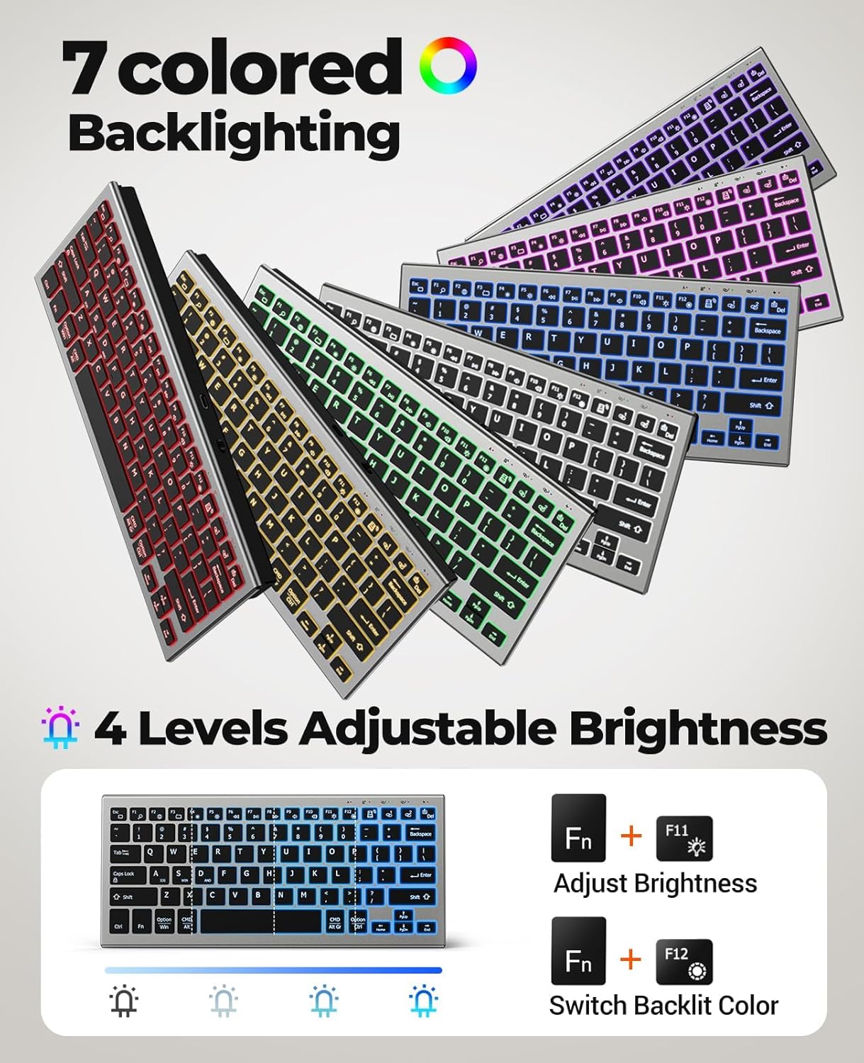 JOMAA Rechargeable Bluetooth & - Gaming Keyboard Mouse Wireless ulasan dan harga