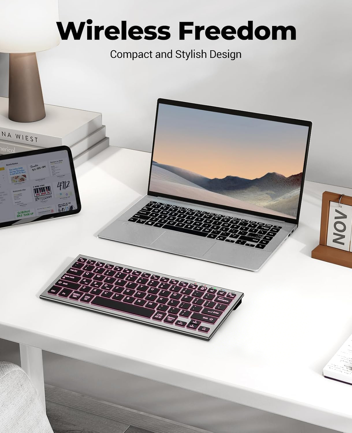 JOMAA Rechargeable Bluetooth & - Gaming Keyboard Mouse Wireless ulasan dan harga