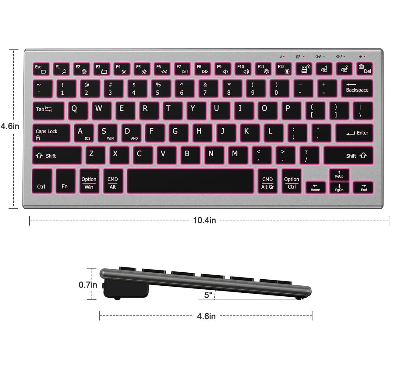 JOMAA Rechargeable Bluetooth & - Gaming Keyboard Mouse Wireless ulasan dan harga