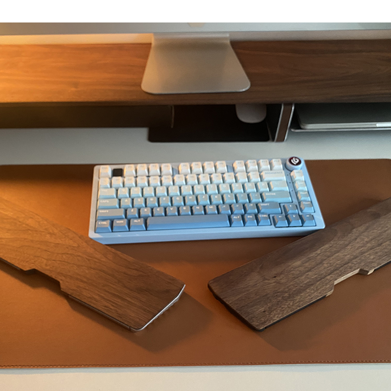 Kashcy Solid Walnut Wood & Alu - Wrist Rest Wood ulasan dan harga