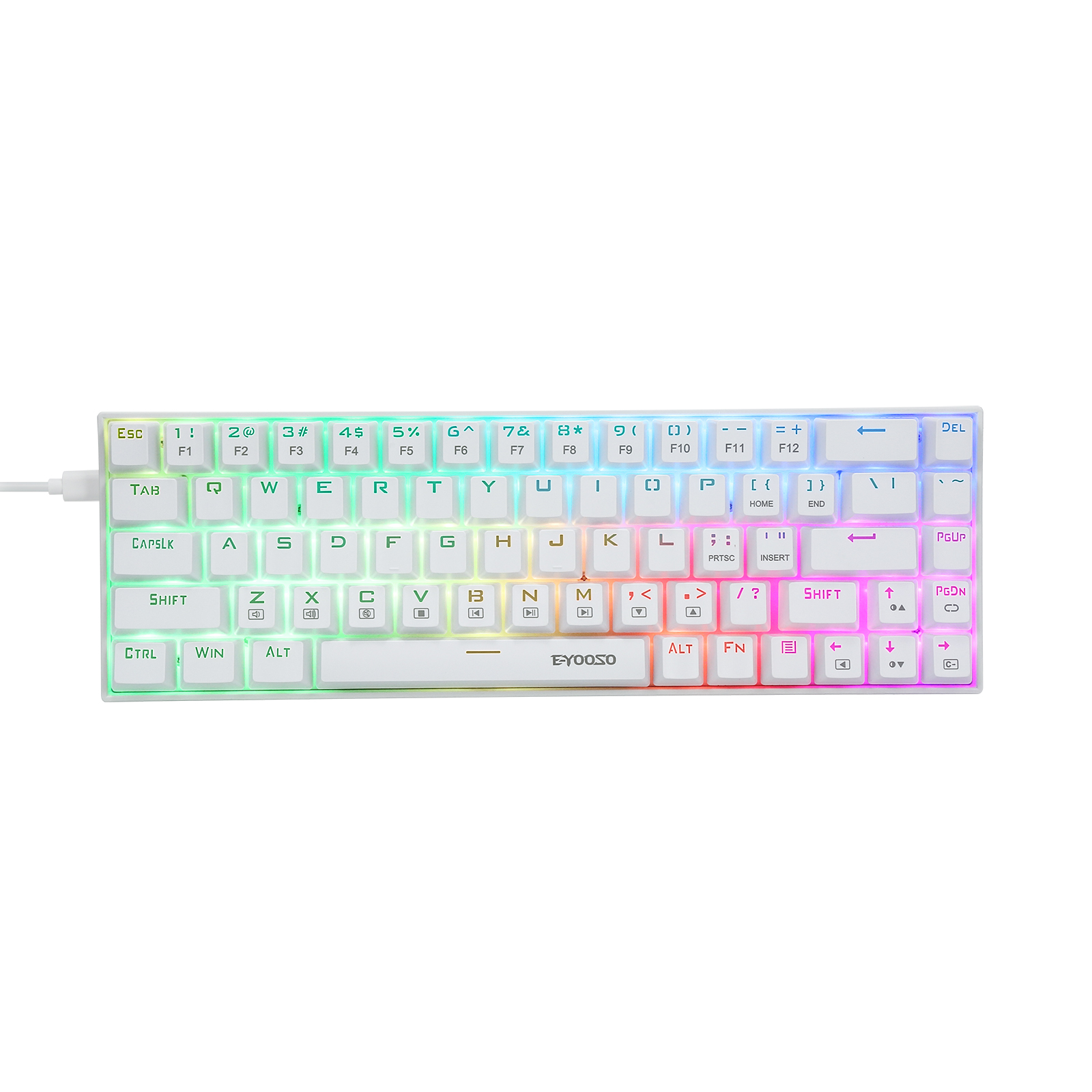 Z-686 60% Mini Mechanical Gami - Gaming Keyboard E Yooso ulasan dan harga