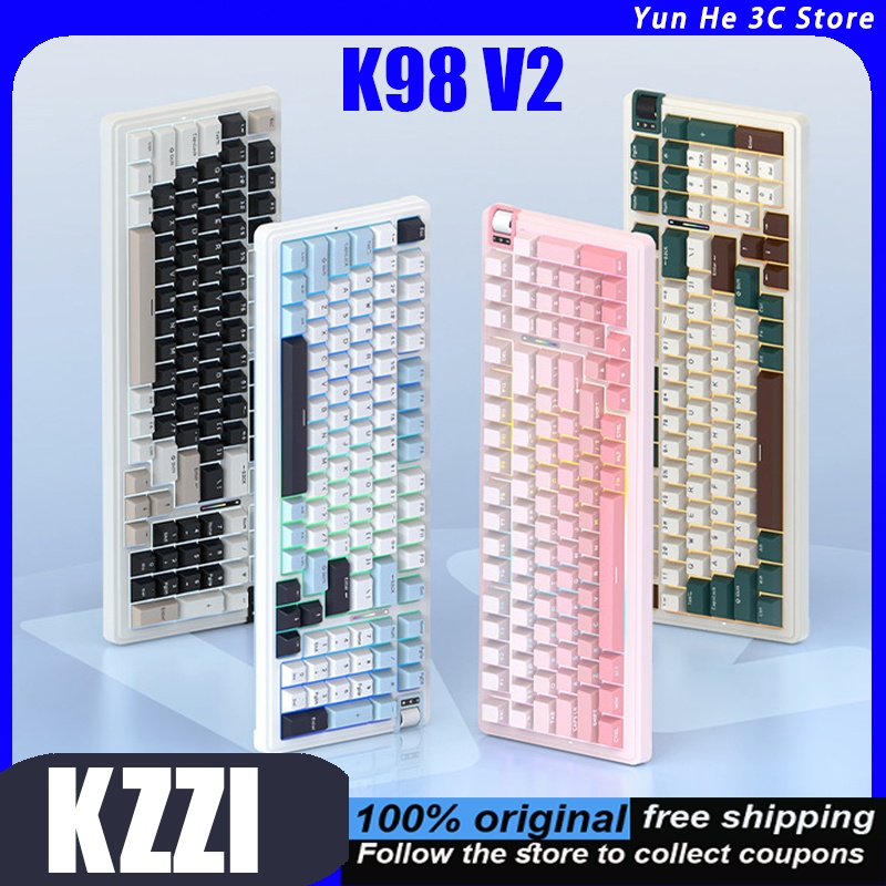 KZZI K98 V2 Mechanical Keyboar - Gaming Keyboard Hot Swappable ulasan dan harga