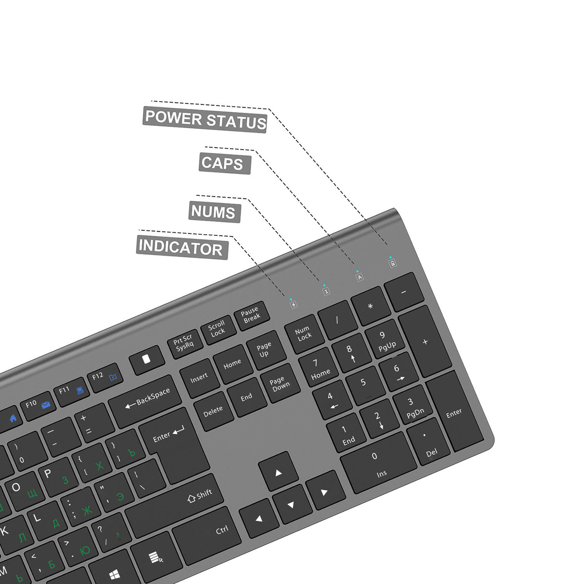 2.4G Rechargeable Wireless Key - Gaming Keyboard Mouse Wireless ulasan dan harga