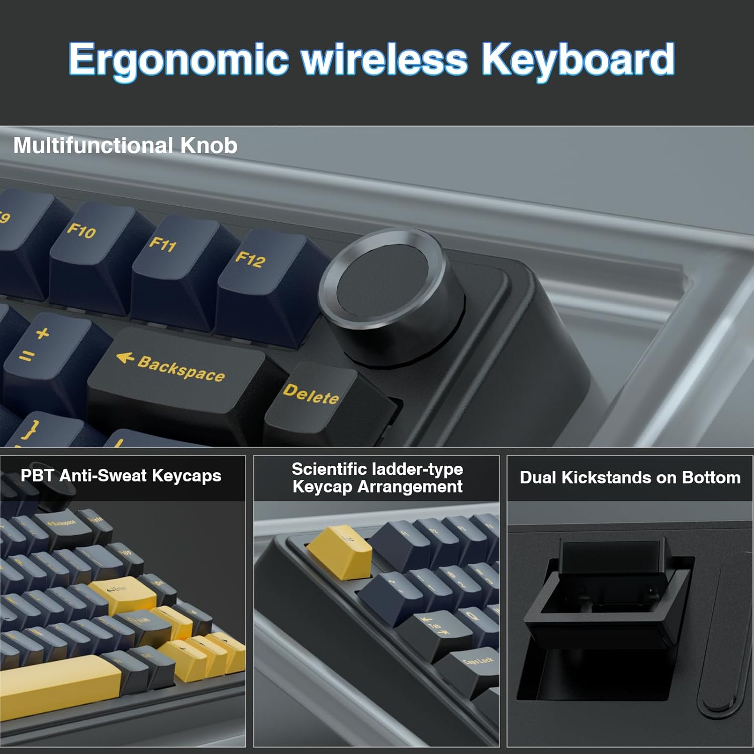 Aula F75 Mechanical Keyboard,  - Gaming Keyboard Number Pad ulasan dan harga