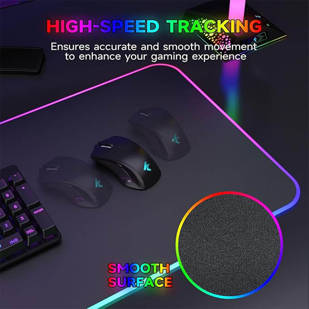 RGB mouse pad with wireless ch - Gaming Keyboard Mouse Wireless ulasan dan harga