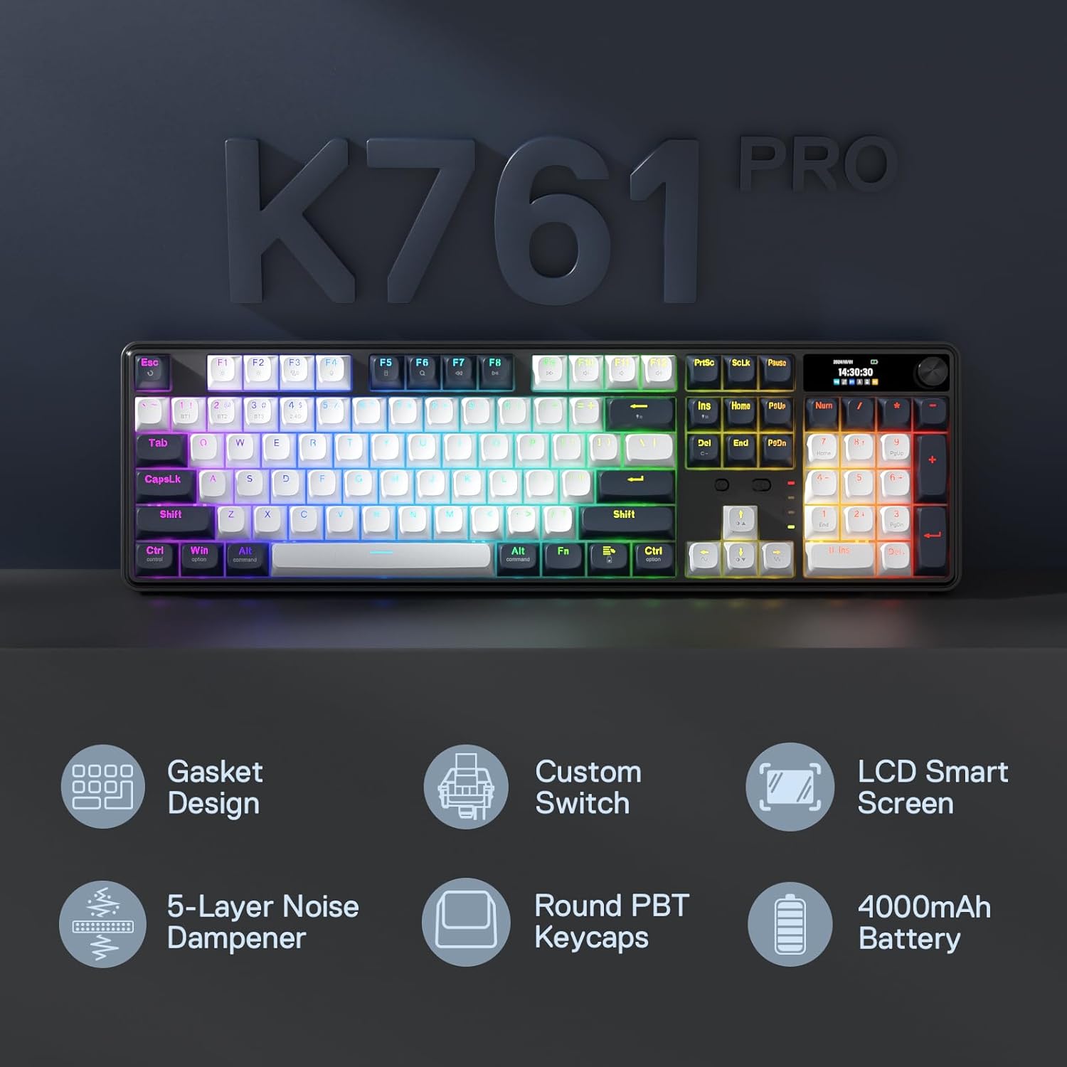 Redragon K761 Wireless Gasket  - Gaming Keyboard Mobile ulasan dan harga