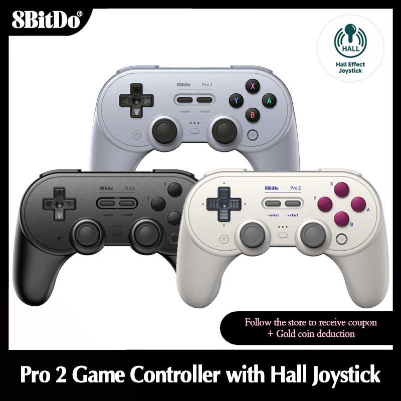 8Bitdo Pro2 Bluetooth Game Con - Gaming Keyboard Hall Effect ulasan dan harga
