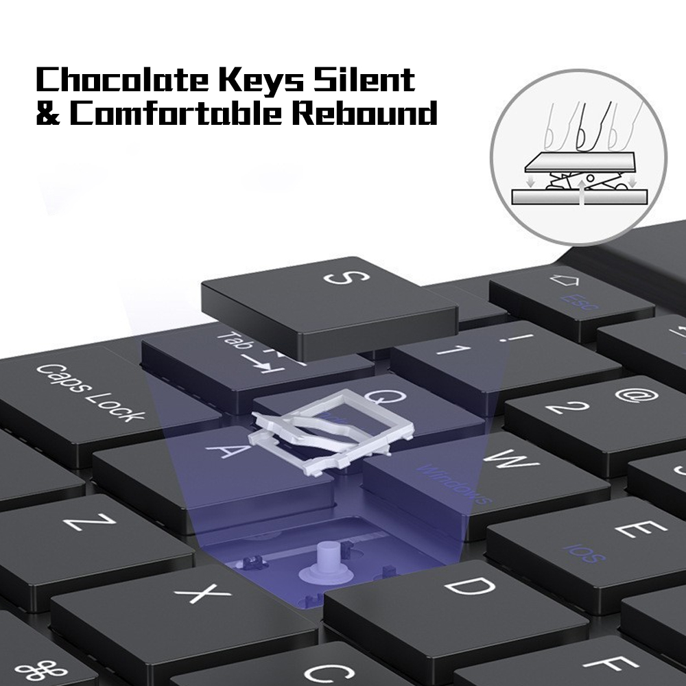 JP-Bluetooth Keyboard and Mous - Gaming Keyboard Wireless ulasan dan harga