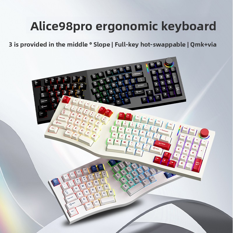 FEKER Alice98pro Mechanical Ke - Gaming Keyboard Hot Swappable ulasan dan harga