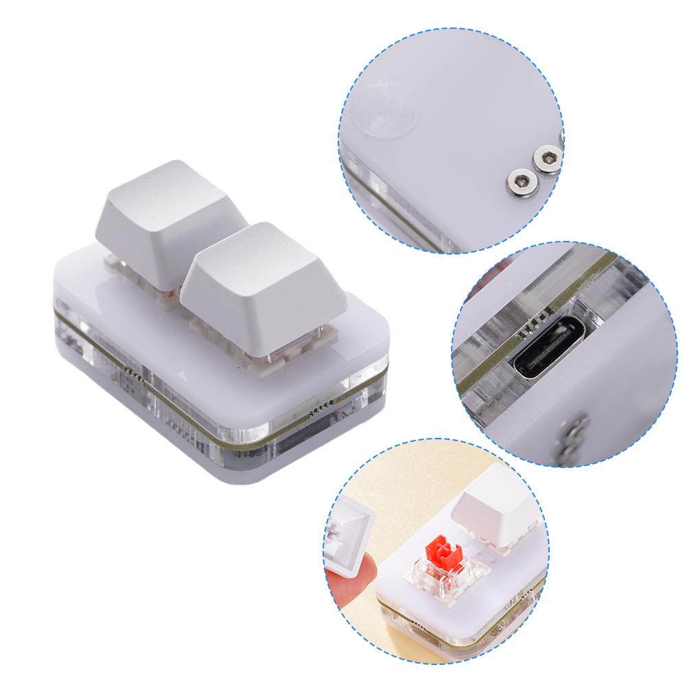 MacroUSB Custom Mechanical Key - Gaming Keyboard Mini Mechanical ulasan dan harga