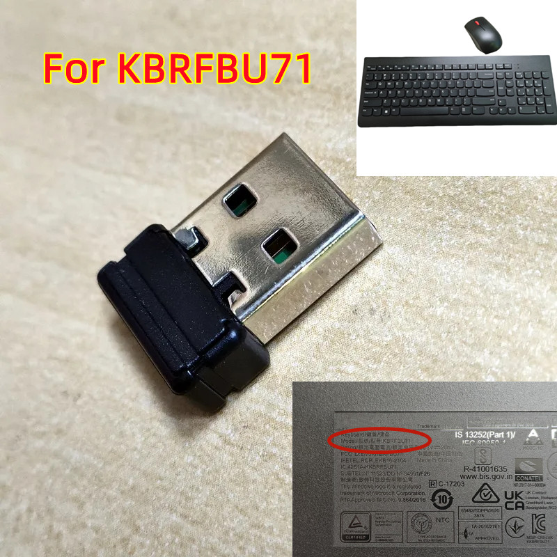 USB Dongle single receiver Ada - Gaming Keyboard Wireless ulasan dan harga