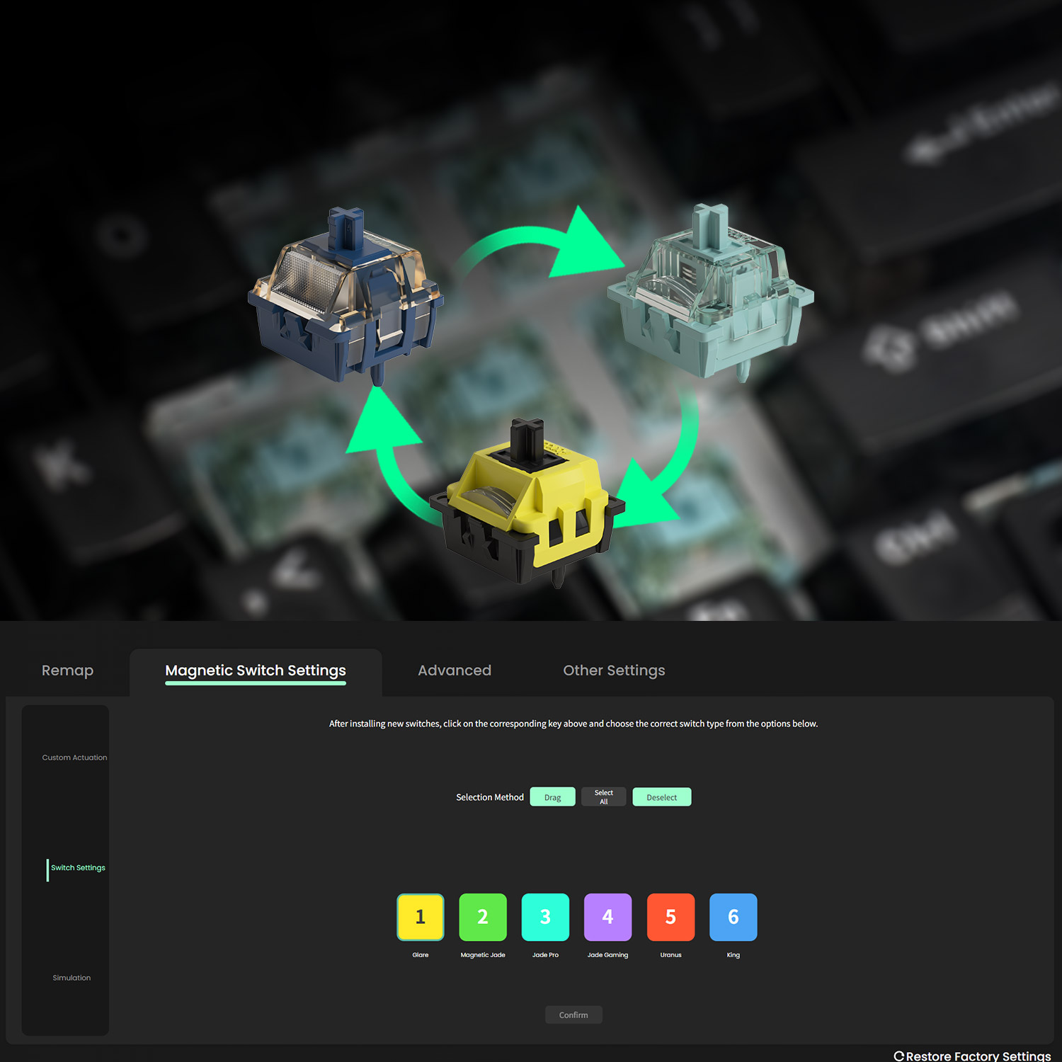 AKKO X MONSGEEK M3 V5 HE Keybo - Gaming Keyboard Typewriter ulasan dan harga