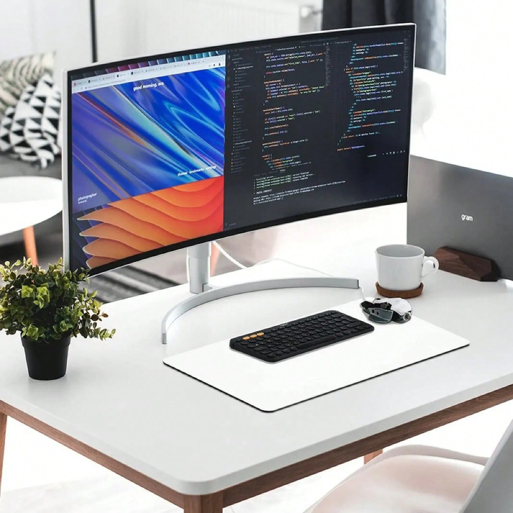 Pink Paw Print Desk Pad ，Large - Gaming Keyboard Typewriter ulasan dan harga