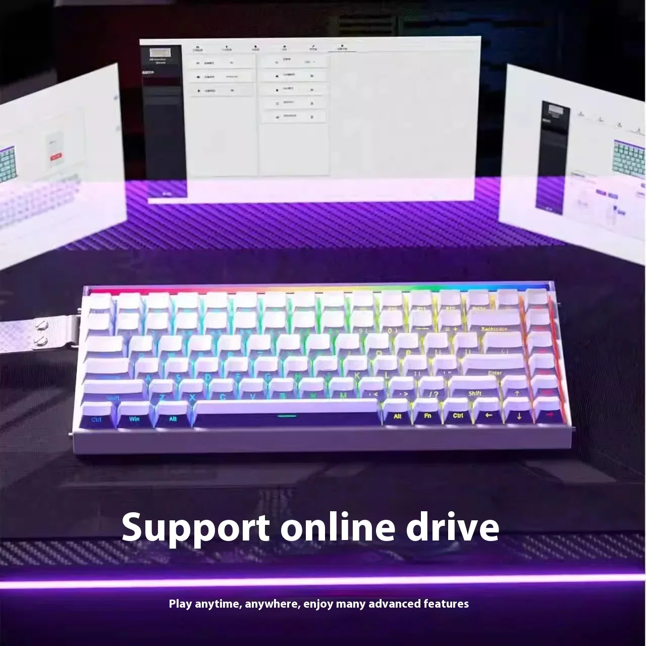 Aula Hero84 He Magnetic Keyboa - Gaming Keyboard Hot Swappable ulasan dan harga