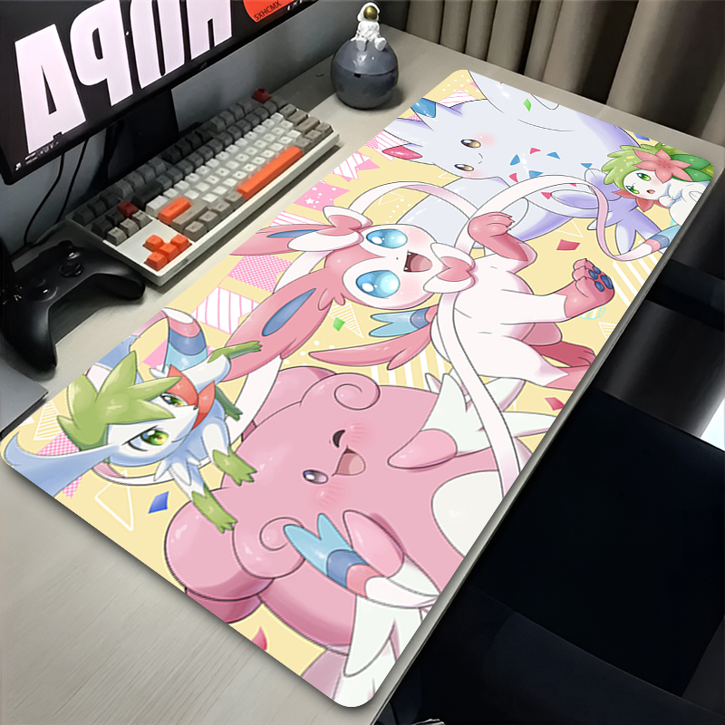 Large Pink Cute Mousepad XXL G - Gaming Keyboard High Ground ulasan dan harga