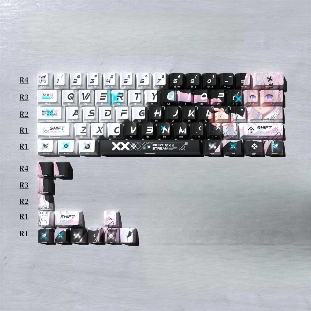 Double-shot Side Print Thocky  - Gaming Keyboard Thocky ulasan dan harga