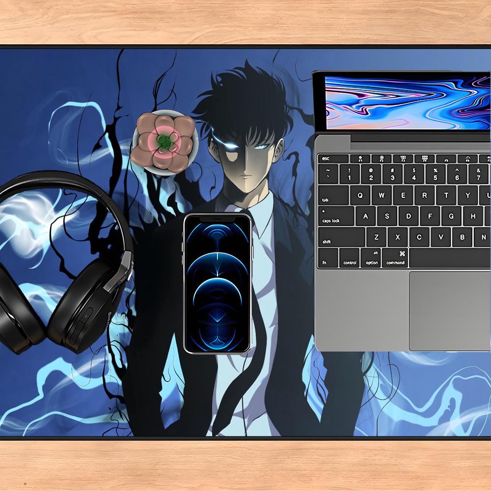 Anime Solo Leveling Mousepad H - Gaming Keyboard Typewriter ulasan dan harga