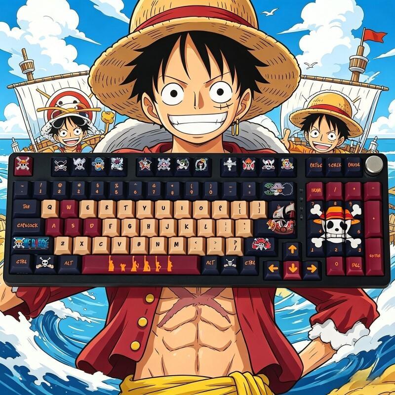 BANDAI One Piece Monkey D. Luf - Gaming Keyboard He ulasan dan harga