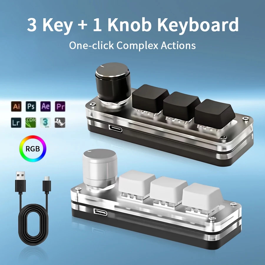 Mini Macro Mechanical Keyboard - Gaming Keyboard Mini Mechanical ulasan dan harga