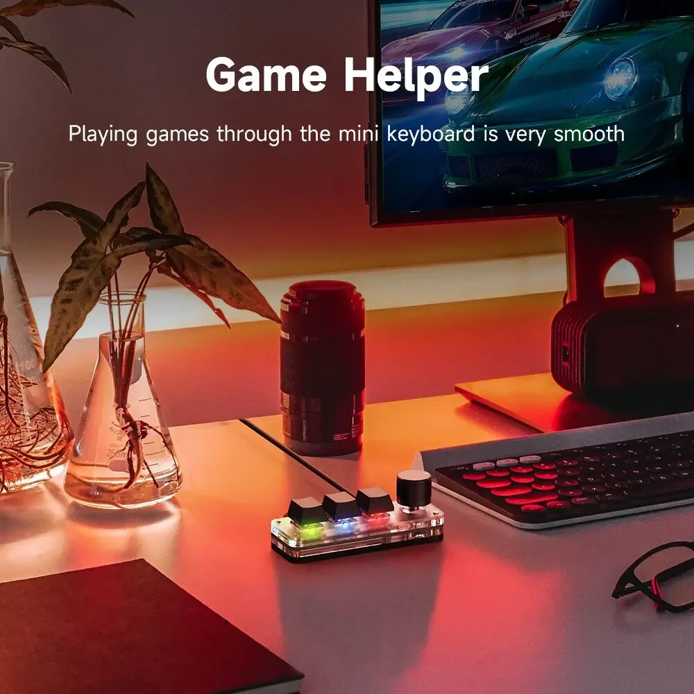 Mini Macro Mechanical Keyboard - Gaming Keyboard Mini Mechanical ulasan dan harga
