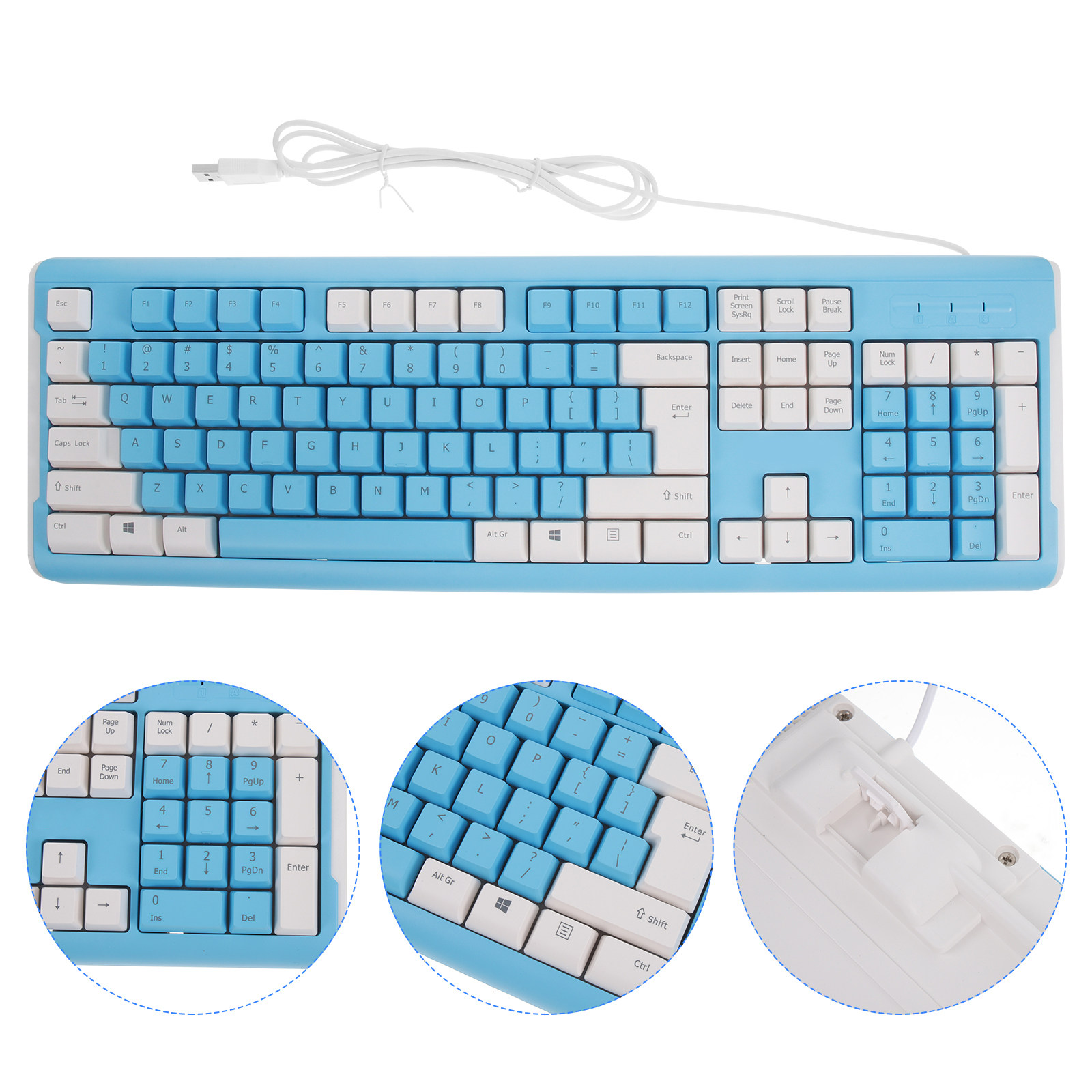 USB Wired Gaming Keyboard ABS  - Gaming Keyboard Number Pad ulasan dan harga