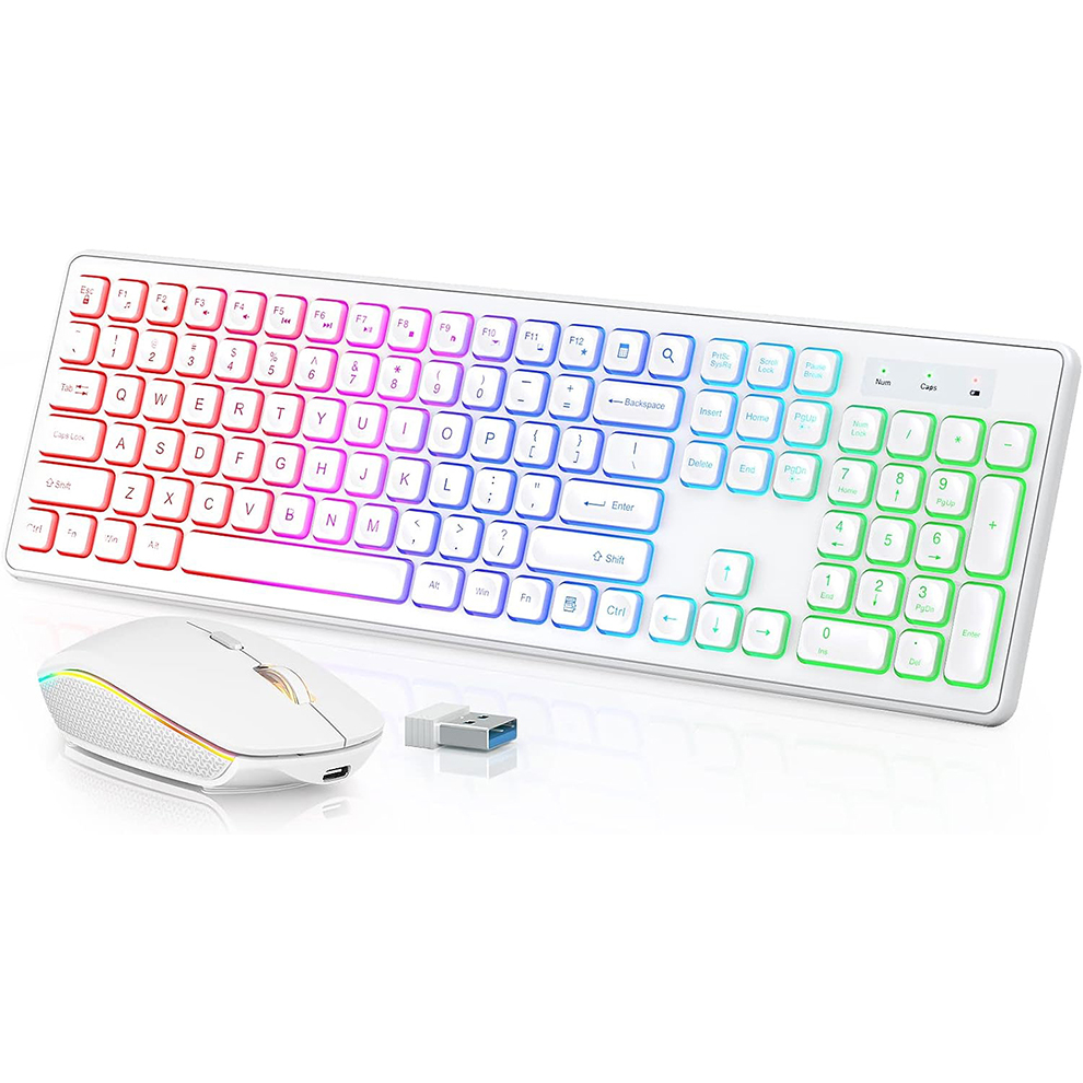 Backlit Wireless Keyboard and  - Gaming Keyboard Mouse Wireless ulasan dan harga