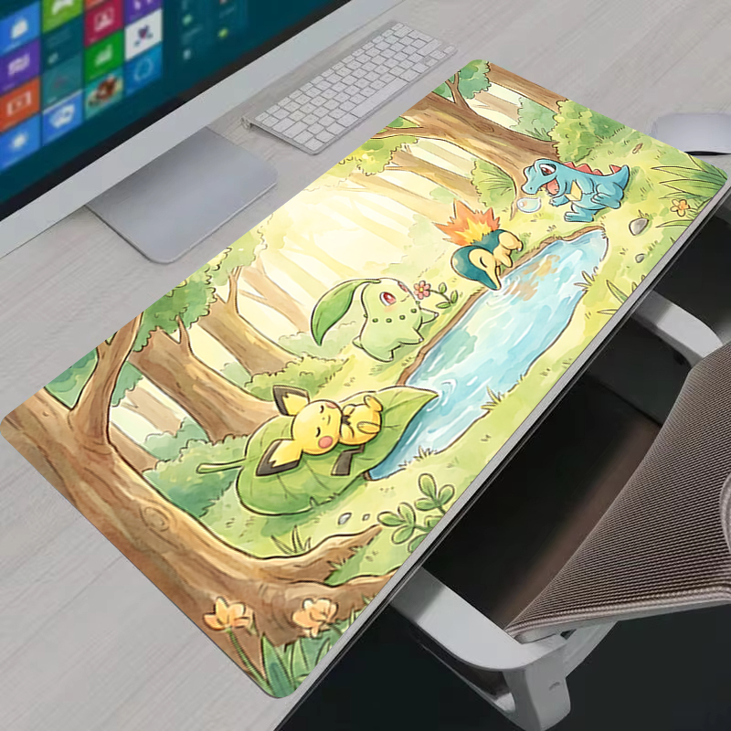 Mouse Pad Anime PC Gamer Cabin - Gaming Keyboard He ulasan dan harga