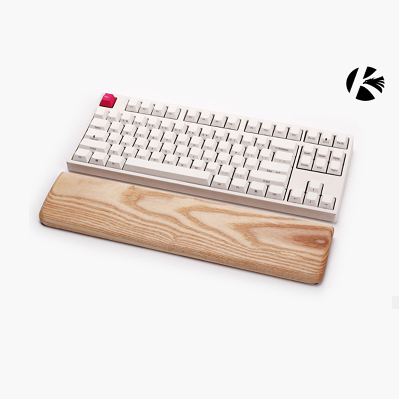 Kashcy solid Ashtree wooden pa - Wrist Rest Wood ulasan dan harga