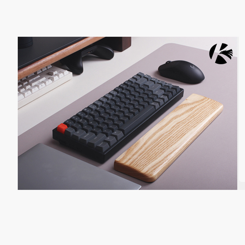 Kashcy solid Ashtree wooden pa - Wrist Rest Wood ulasan dan harga